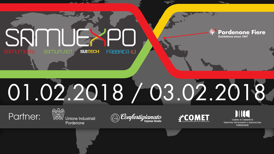 Evento SamuExpo 2018 presso Pordenone Fiere dall' 01 al 03 Febbraio