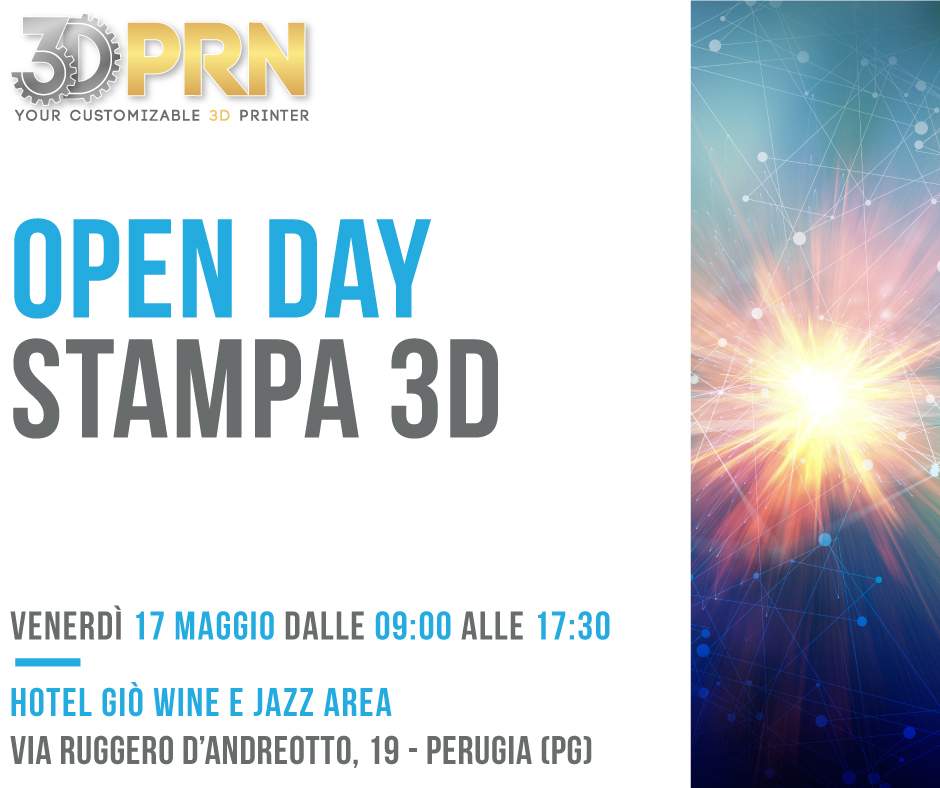 Open Day Stampa 3D_ Hotel Giò - Perugia